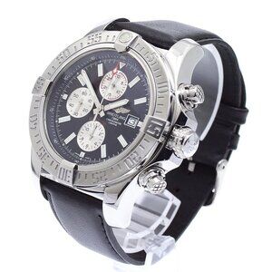 BREITLING Super Avenger II A13371 Date Chronograph Automatic Men's Watch_887974